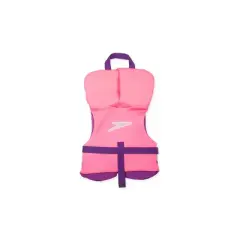 Speedo Infant Life Vest - Pink: Zipper Buckle Closure, Polyethylene Polyester Material