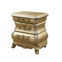 30" Seville Nightstand Gold Finish - Acme Furniture