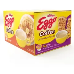 Eggo Cinnamon Toast Waffle Coffee Pods Fair Trade Certified - 40 ct
