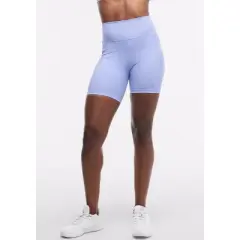 Peloton Women's Cadent 7" Laser Perforated Bike Short, Ice Blue
