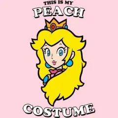 Junior's Nintendo This Is My Peach Costume T-Shirt