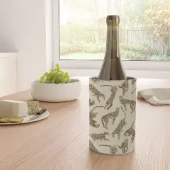 Iveta Abolina Cheetahs Tan Wine Chiller - Deny Designs