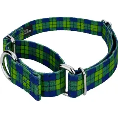 Country Brook Petz Martingale Dog Collar - Plaid and Argyle Collection