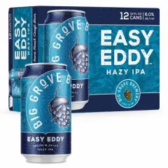 Big Grove Brewery Easy Eddy Hazy IPA Beer - 12pk/12 fl oz Cans