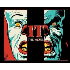 It (1990) Every Nightmare Women's Black Graphic Crop Tee