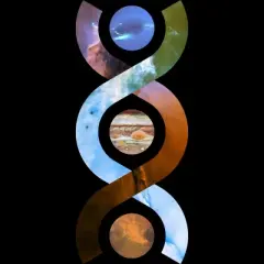 Junior's Design By Humans Helical By CmdrButts T-Shirt