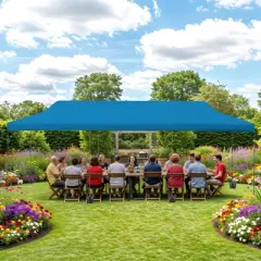 EROMMY 30 Ft. W x 10 Ft. D Steel Pop-up Canopy