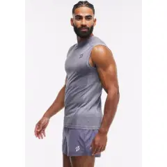 Peloton Men's Seamless Muscle Tank, Ash