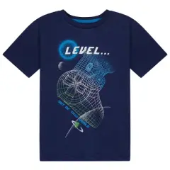 Sleep On It Boys Glow In The Dark Level Up 2-Piece Pajama Sleep Pants Set