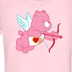 Junior's Care Bears Valentine's Day Love-a-Lot Bear Cupid T-Shirt