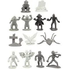 Hingfat Monster Mini Action Figure Toy Playset, 100 Pieces