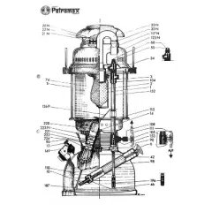 Petromax Leather Washer Holder for HK500/HK350 Pressurized Lantern for Home, Camping or Emergency, Pressure Lamp Part