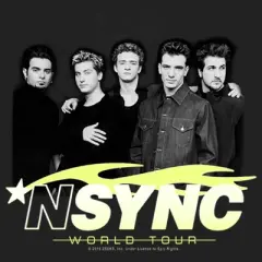 Junior's NSYNC World Tour Poster Festival Muscle Tee