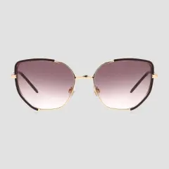 Women's Metal Cateye Sunglasses - Universal Thread&trade; Gold