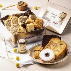 Housewarming Gift Baskets Brownies, Rugelah & Cookies Gift Basket, Gourmet Food Gift For Parents, Relatives, & Newlywed Couples by Dulcet Gift Baskets