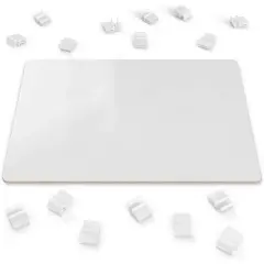 Arteza White Dry Erase Lapboards with Pen Holder (12"x11") - 32 Pack