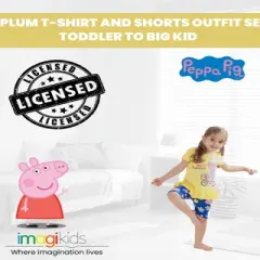 Peppa Pig Girls Graphic T-Shirt and Shorts Set Toddler