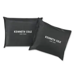 Kenneth Cole New York Holden Grid Duvet Cover Set - Blue