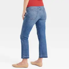 Over Belly Ankle Bootcut Maternity Pants - Isabel Maternity by Ingrid & Isabel&trade; Blue