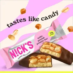 Nick's Salty Peanut Protein Bars - 4ct