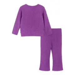 Andy & Evan  Infant  Girls Knit Flare Legging Set