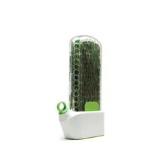 Herb Savor Herb Container - Keeps Herbs Fresh Up to 3 Weeks, Kitchen Essential with Hinged Door & Pouring Spout, BPA Free, Dishwasher Safe