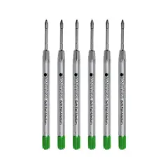 Monteverde Ballpoint Pen Refill Medium Point Green Ink 6 Pack (P133GN)