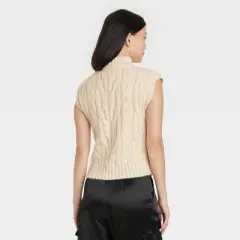 Women's Crewneck Cropped Sweater Vest - A New Day&trade;