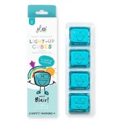 Glo Pals Light Up Water Cubes - 12 Cubes of Red, Green & Blue