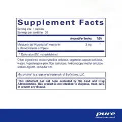Pure Encapsulations Melatonin-SR - Extended Release Melatonin - Supports Restful Sleep* - Sleep Supplement - Gluten Free & Vegan
