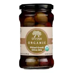 Divina Pitted Greek Olive Mix - Case of 6/10.2 oz