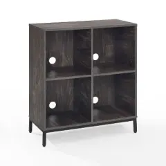 Jacobsen Record Storage Cube Bookshelf Brown Ash - Crosley