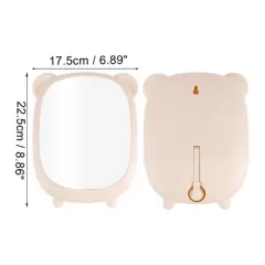 Unique Bargains Durable Cartoon Bears Desktop Cosmetic Mirror 1 Pc