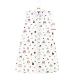 Hudson Baby Infant Girl Cotton Sleeveless Wearable Sleeping Bag, Sack, Blanket, Sweet Bakery
