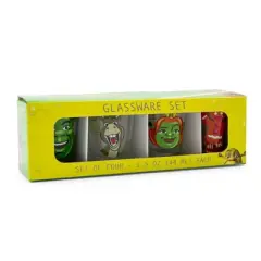 Silver Buffalo Shrek Characters 1.5-Ounce Mini Shot Glasses | Set of 4