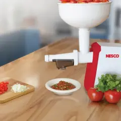 NESCO&reg; 300-Watt Electric Food Strainer in Red