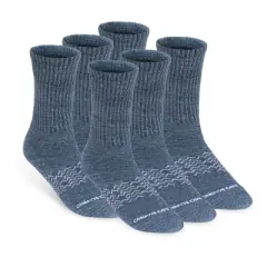 Men's Moisture Control Athletic Crew Socks 6 Pack - Mio Marino