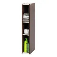 IRIS USA 3 tier Space Saving Cube Organizer with Height Adjustable Shelf