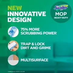 Swiffer Sweeper Heavy Duty Multi-Surface Wet Cloth Refills for Floor Mopping and Cleaning - Fresh scent - 20ct