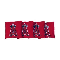 MLB Los Angeles Angels Corn-Filled Cornhole Bags Red - 4pk
