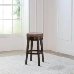 Benard Backless Barstool Deep Smoke Brown - Hillsdale Furniture