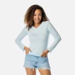 Vapor Apparel Women's Solar V-Neck Long Sleeve