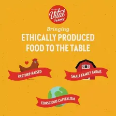 Vital Farms Pasture Raised Organic Large Eggs - 18ct