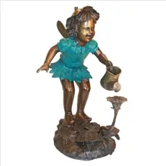 Design Toscano Francine, the Fairy Gardener Cast Bronze Garden Statue