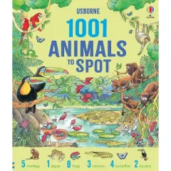 1001 Animals to Spot - (1001 Things to Spot) by  Gillian Doherty & Ruth Brocklehurst (Hardcover)
