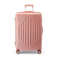 Karl Home Single 20 inch ABS Trolley Case with 2 Corner Protectors Pink