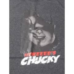 Chucky Franchise Heere's Chucky! Women's Black Graphic Night Shirt