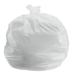 Plasticplace 7-10 Gallon Trash Bags, Clear, (500 Count)