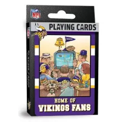 MasterPieces Officially Licensed NFL Minnesota Vikings Fan Deck Playing Cards - 54 Card Deck
