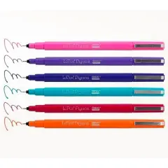 Marvy Uchida&reg; LePen&reg; Pigment Pens, Jewel Colors, Pack of 6